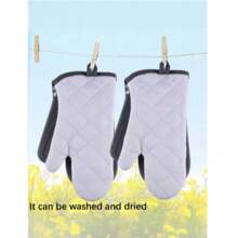 Thick Heat-Resistant Gloves, Suitable For Kitchen Baking, Cooking, Outdoor Barbecue, Halloween Baking Pastries.