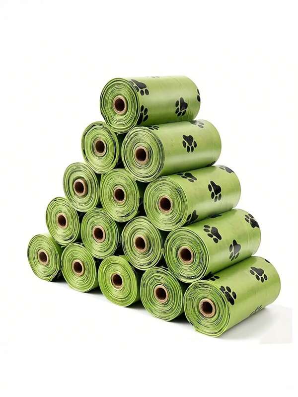 A Set Of Ten Rolls Of Pet Garbage Bags, Thickened Portable Disposable Cat And Dog Poop Bags, Is Suitable For Pet Families And Outdoor Play. It Is An Ideal Choice For Pet Cleaning