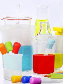 5ml Silicone Liquid Pipette Dropper, Transparent Medicinal Dropper Suitable For Medication, School Experiments, Candy Molds, Gummy Bears, Gelatin Makers, Petroleum Science, Crafts Projects, Transfer Liquids, Medicines, Eye/Ear Drops, Scientific Laboratory Use,School Supplies,Back To School - Multicolor - View 2