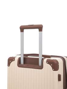 081Carry-On Suitcase 9kg 10kg 23 Kg Travel Jia Wheels 360°Models + 2024 NEW Models And Colors Rose Gold Double Wheel - Màu be - Xem 5