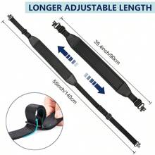 1 PIEZA Correa de dos puntos ajustable, impermeable y acolchada con camuflaje para equipamiento táctico y hombros, para caza y tiro