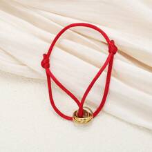 Vintage Lucky Bracelet Stainless Steel Elegant Chain Handmade Braided Multi-Layer Colorful Bracelet, New Year Gift, Couple Styles