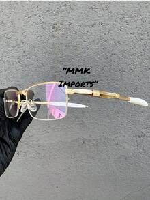 Glasses Frame / Non-Prescription Lens Frame / Magnifying Glass Rest SPRING Magnifying Glass Villain - trắng - Xem 2