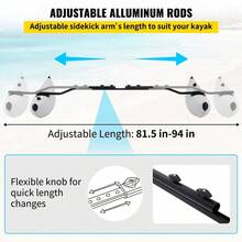 Kayak Stabilizer Inflatable Canoe Outrigger PVC Pontoon Fishing Float Tube Kit - default - View 4