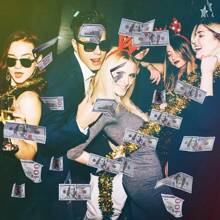 300/600 Artikel Geld für Filme, Videos, Geburtstagsfeiern, Valentinstag, Neujahr, Hochzeiten und Feiertags-Artikel (Hinweis: Nur für Requisiten)