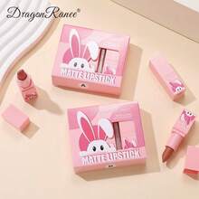 Dragon Ranee 3pcs Matte Velvety-Smooth Lipstick Gift Set, Long-Lasting Transfer-Proof Non-Drying Lipstick - DR194 - View 6