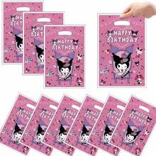 Sanrio 20Pcs Handbag Candy Bags Kuromi Birthday Party Decoration Teen Gift Packing Bag Birthday Shower Party Supplies