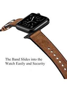 Unisex Uhrenarmband Kompatibel mit Ultra SeS10/S9/S8/S7/S6/S5/S4/S3/S2/S1 38mm40mm41mm42mm44mm45mm49mm, Sport, schweißfest, Retro-Leder & Silikon Mischung, Braun, Schwarz, Blau, Ersatz-Armband für Herren & Damen