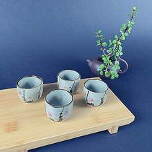 JapanBargain, Set Of 12 Sake Cups Japanese Porcelain Wine Saki Cup Small Tea Cup Microwave And Dishwasher Safe (White) - Light Green - View 5