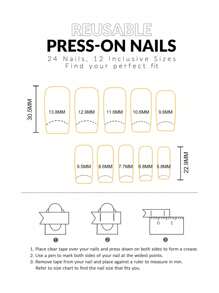 24 Peças Kit de Unhas Postiças Francesas de Formato Quadrado Médio Floral Delicado Azul e Brilhos Cintilantes, Encaixe Perfeito, Kit Completo de Unhas Falsas Inclui 1 Peça folha de Adesivos e 1 Peça Lixa Pequena para Uso Diário, Escritório, Festa em Casa, Acessórios de Joia Falsa para Mulheres, Dicas de Unhas Falsas, 1 Peça Tira de Lixa, Envio Aleatório de Geleias Gel