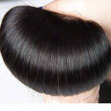 Straight Human Hair Bundles Brazilian Weave Human Hair Bundles 32 Inch Bundles Human Hair Remy Hair Extensions - Natural Black - View 6