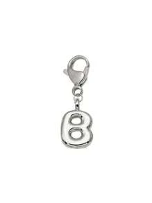Lindas letras prateadas de bolha, lindo colar com pingente de bolsa - Pingente da sorte, lindas iniciais estilo hip-hop, letras de A a Z, pingente de bolsa e mochila de liga brilhante - Presente perfeito para aniversários e ocasiões especiais, chaveiro, bolsa, mochila, pingente, carro, presentes para mulheres e meninas, carteiras e acessórios para bolsas, presentes para o Dia dos Namorados, presentes para o Dia dos Professores, presentes para o Dia das Mães.