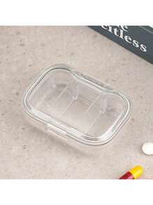 Portable Weekly Pill Box Large Size Waterproof Airtight Medicine Storage Case For Daily Morning, Noon And Night, Compact