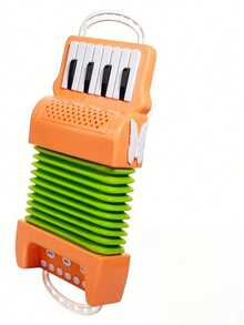 儿童手风琴乐器，适合初学者，便携易用，适合家庭聚会、派对、亲子互动，适合男孩和女孩的益智玩具，配件/款式/颜色多样 - 彩色 - 查看 7