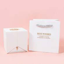 New Rose Flower Jewelry Gift Box, Double-Compartment Premium Jewelry Box For Necklaces, Rings, Earrings, In Stock - Multicolor - View 11