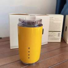 SMEG Portable Outdoor Coffee Cup With Stainless Steel Insulated Cup And Ins Style High Aesthetic Value Simple Design Back To School