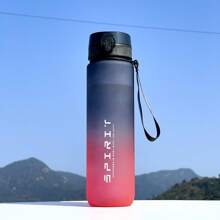 PC 500ml/1000ml Plastic Graduated Water Bottle - Outdoor Sports Water Bottle - Pure Drinking Water Bottle - Leak-Proof, Easy To Carry - Suitable For Fitness Gyms And Outdoor Hiking Trips