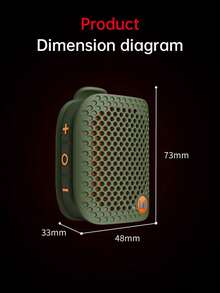 Monster M3 Portable High Fidelity Speaker Wireless Stereo Bass Music Subwoofer Portable Lavalier Speaker With Built-In Mic Speaker - one-size - View 12