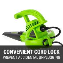 Greenworks 9 Amp (170 Cfm /180 Mph) Corded Electric Leaf Blower 2401502 - default - View 9