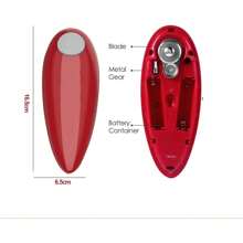 Electric Can Opener One-Touch - Automatic Can Opener One-Touch, Including Handheld Can Opener With Grip For Cans And Bottles