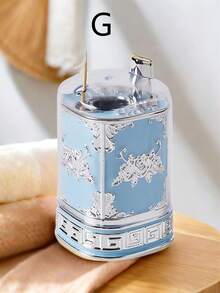 1pc网红高端按压式牙签盒家用客厅餐厅自动弹出牙签筒欧式时尚创意牙签筒收纳盒