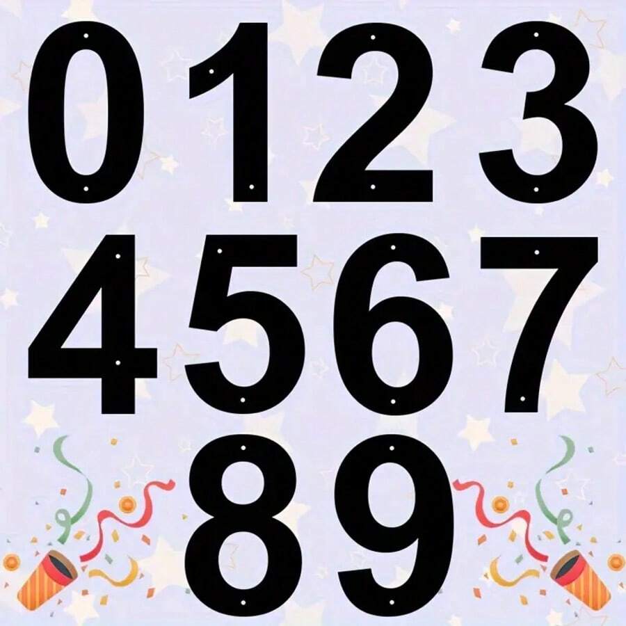 1pc Vintage Style Large Metal House Number - Durable Cast Iron Mailbox Number With Rust-Resistant Finish, Easy-To-Install Wall Mounted Design, Customizable Street Address Sign For Outdoor Decoration, Available In 0-9 Numbers