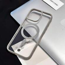 Suitable For IPhone 16/15/14/13/12/11 Pro Max Classic Acrylic Magnetic Phone Case For Beauty Or Protection. Gifts For Family, Friends, Kids, Birthday,Spring, Holiday, Boyfriends, Girlfriends, Valentine's Day - 藏蓝色 - 查看 5