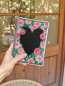 Ayotu 1 pieza Funda protectora de Kindle tipo flor de rosa, compatible con Kindle Paperwhite 12th Gen 2024/Kindle (11th Gen - Lanzado en 2024)/Kindle 10th Gen 2019, con bolsas de aire en las cuatro esquinas, anticaída, funda de Kindle de moda - Multicolor - Ver 3