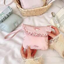Bonitas servilletas sanitarias, bolsa de almacenamiento de toallas para la menstruación, tampón portátil para estudiantes, bolsa mensual, bolsa de almacenamiento - Amarillo - Ver 4