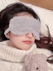 1pc Satin Eye Mask For Sleeping, Travel, Relaxation, Healthy Sleep, Soft Eye Shield, Lightweight And Portable, Great For Afternoon Naps On Airplanes And Journeys For Bedroom, Travel, Office, School Boy Valentine Heart Valentine,Women Valentine Gift Birthday Boyfriend Girlfriend - Multicolor - View 8