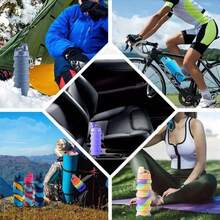 1pc Outdoor Foldable Camouflage Water Cup, Made Of Silicone Material, Suitable For Travel And Outdoor Use, Can Be Folded And Stored, Compact And Convenient - Multicolor - View 7