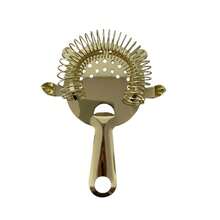 5件套金色鸡尾酒调酒器套装、马提尼调酒器套装和调酒师套装，包含玛格丽塔鸡尾酒调酒器、量杯、搅拌勺和滤网。不锈钢调酒棒，用于混合饮料 - 金色5件套 - 查看 13