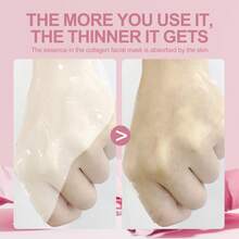 1/3/5/10片装胶原蛋白睡眠面膜，面部护理，保湿，提亮肤色，面膜，晒后修复，减少皱纹，护肤，焕发光彩，减少皱纹，提升弹性和光泽！适合所有肤质。