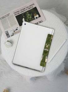 Funda protectora para tableta con pintura al óleo de fondo verde que presenta un estampado de patos, gatos y animales, compatible con iPad 9.7/10.2/10.5/10.9/12.9/Pro 11, 10th Gen, compatible con Samsung Galaxy Tab S6 Lite 10.4 pulgadas, compatible con Kindle Paperwhite 12th Gen 2024, Kindle (11th Generation) 2022 Release, protección antichoque suave, soporte inteligente/activación/suspensión automática