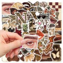 50 张 Money World 贴纸，个性化硬币涂鸦装饰贴纸，适用于手机、滑板、橱柜，批发，学校用品，返校 - 彩色 - 查看 5