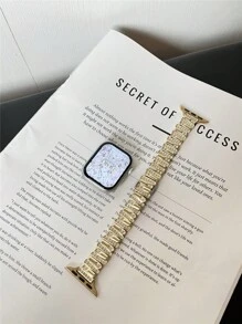 1 Peça Pulseira de Relógio de Metal para 49mm 45mm 46mm 44mm 42mm 40mm 41mm 38mm, Pulseira de Relógio de Metal Fashionable para Series 1-10, SE, Ultra 6-1