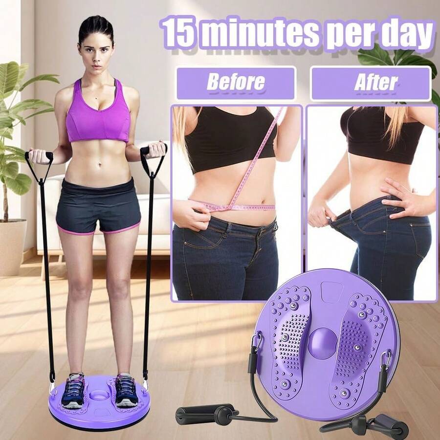 NetHong Body Shaping Waist Whisper Twisting Disc Board Waist Trainer Machine Exerciser For Lose Weight
