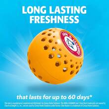 Arm & Hammer 48256 Odor Busterz Balls, paquete de 6, naranja - 1 - Ver 3