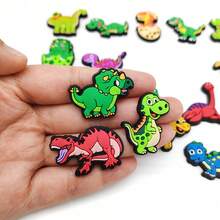 Random 15/20/30pcs Dinosaur Series Shoe Charms, Suitable For Beach Sandals, Shoe Decoration, High-Quality Popular Accessory, Great Gift For Teens, Men, Women And Adults - Multicolor - View 2