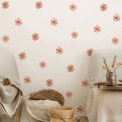 1 miếng dán hoa màu sáng 20cm X 30cm - Trang trí nhà sáng tạo DIY cho tường và tủ quần áo - Thích hợp cho phòng ngủ, phòng khách, trang trí nhà cửa - Quà tặng sinh nhật, tốt nghiệp (Phụ nữ, thanh thiếu niên, chủ nhà) Trang trí tường Trang trí phòng Miếng dán cá nhân Miếng dán tường Miếng dán tường