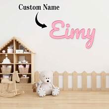 1 pieza Placa decorativa de acrílico con nombre personalizado en rosa/dorado/plateado/azul, perfecta para bodas, cumpleaños, aniversarios, Día de la Madre, decoración de habitaciones, decoración del hogar, decoración de dormitorios, decoración para Navidad, Acción de Gracias, Halloween, fiestas de graduación y celebraciones - Multicolor - Ver 4