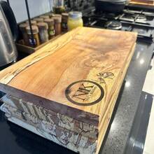 EXCLUSIVE TO THE LIVE Wooden  Chopping Board - Large - View 7