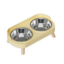Nouvelles doubles bols d'alimentation et de boisson pour chats, table à manger mignonne pour animaux de compagnie, bols disponibles en plusieurs couleurs et styles, bol pour animaux de compagnie universel - Multicolore - Voir 25