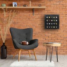 Americanflat 11x14 Shadow Box Frame With Shatter-Resistant Glass - Silhouette Collection - Large Shadow Box Display Case For Tabletop And Wall Display - Dark Oak With Soft Felt Back - Black - View 4