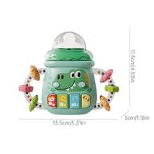 Juguete rattle de botella de agua con luz musical y dentición para bebés, juguete educativo y de desarrollo temprano para entrenar la destreza de agarre - Multicolor - Ver 5