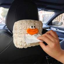 1pc Wide Mouth Car Tissue Box Paper Towel Hanging Holder DIY
