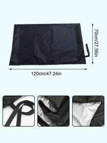 1Pc 27.5*47.2In Waterproof And Stain Resistant Car Trunk Mat – Universal Foldable Trunk Liner For Sedans SUVs Trucks, Polyester Cargo Mat Provides Excellent Protection Against Water Spills And Dirt, Easy To Install And Clean, Keeps Interior Tidy, Enhances Vehicle Interior Protection, Auto Accessories Floor Mats Seat Covers Compatible Trunk Protector