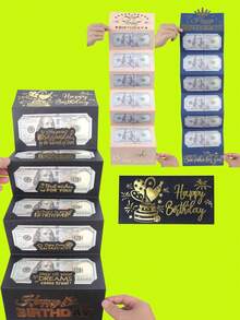 Surprise Gift For Dad Money Envelope For Cash Gifts, Money Holder With 6 Slots For Cash, Birthday Money Envelope For Cash Gifts, Surprise Cash Envelope Festive Wallet For Men Women, Birthday Gift Card For Men Women, Unique Souvenirs For Any Birthday Celebration, Cartoon Fantasy Theme, Cash Gift Display, Elegant Gift Envelope, Exquisite Souvenirs