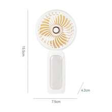 1 Stück zweifarbiger unisex Paar USB Aufladelampe Hochgeschwindigkeits Mini Handventilator mit Schlüsselanhänger, schlichtes Design, geeignet als Geschenk, für Outdoor, Strand, Reisen, Sport, Zuhause, Büro und täglichen Gebrauch