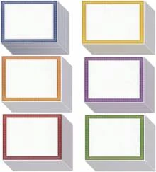 96 Sheets Certificate Paper For Printing - Customizable Blank Cardstock With Colored Borders For Graduation Diploma, Achievement Awards, Recognition Documents (8.5 X 11 In, 6 Assorted Colors) - Multicolor - View 1